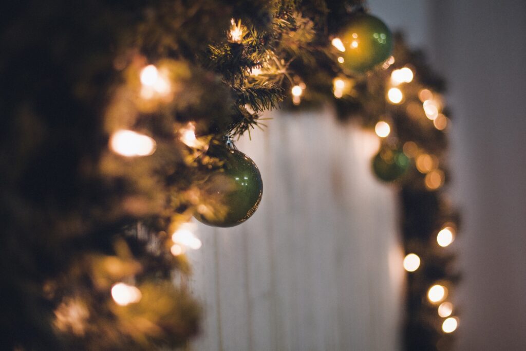 kerstkrans met lichtjes huren